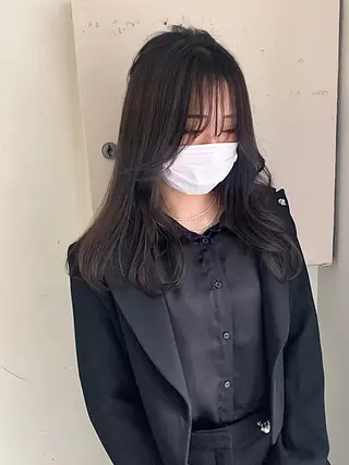 ロング カラー パーマ ヘアアレンジ メンズ キッズ ネイル マツエク・マツパ アイブロウ 🦕ウルフカット 🦕ａｋｉｈｏのヘアスタイル