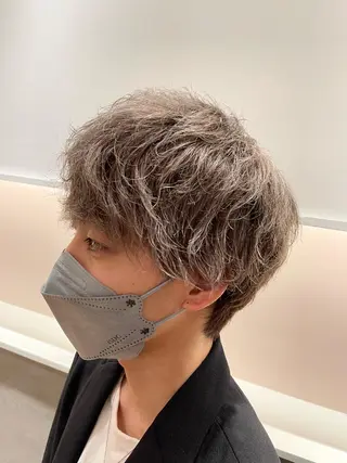 カラー メンズ ボブ指名No.1 🌼chidaのヘアスタイル