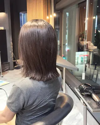ショート ボブ/透明感カラー/ 髪質改善/佐々木駿弥のヘアスタイル