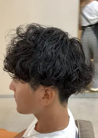 ショート パーマ メンズ クセを最大限に活かす メンズパーマ奈良大祐のヘアスタイル