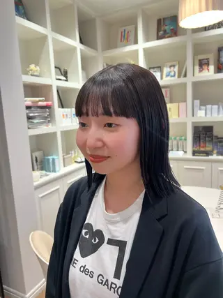 ミディアム カラー 似合わせ/レイヤー 💟SAEのヘアスタイル