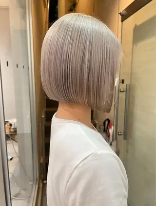 ショート tint by alo bleach 大阪梅田【ティントバイアロブリーチ】所属・✨武内凌太✨ カットモデル募集のヘアスタイル
