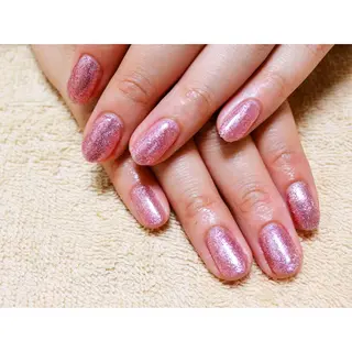 ネイル 痛ネイル/ワンホン/ フィルイン/長さだしのネイルデザイン