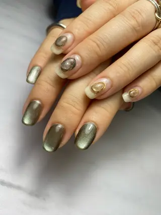 ネイル 草加ニュアンスネイル 🌚hersのネイルデザイン