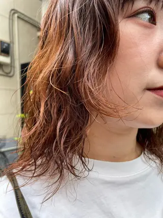 セミロング パーマ 【お洒落パーマ】 Elme　肥塚康汰郎のヘアスタイル