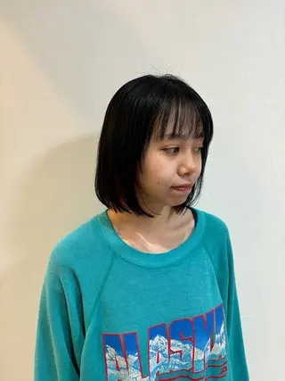 ショート 札幌パーマ レイヤー/後藤海音のヘアスタイル