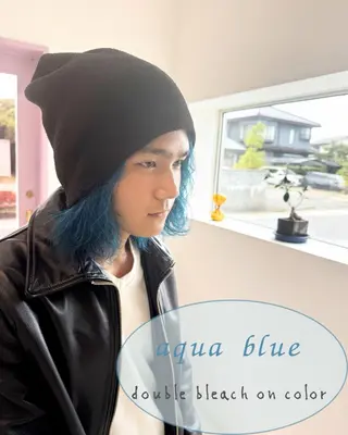 ミディアム カラー メンズ Kalon所属・似合わせデザイナー 田村  一矩のヘアスタイル