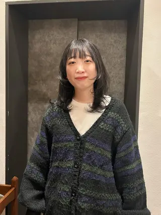 ミディアム tete nico所属・似合わせ/ヘアカラー nanami🌸のヘアスタイル