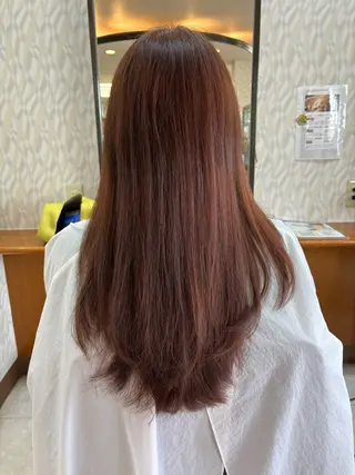 ロング カラー 亀山 来未のヘアスタイル