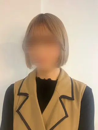 ミディアム カラー 🎀透明感カラー/ 金沢駅 ⠀yui🎀のヘアスタイル