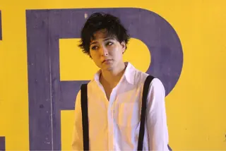 メンズ 切りっぱなしボブ/ デザインカラー店長のヘアスタイル