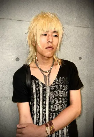 カラー メンズ デザインカラー⭐︎★ 🐆hyoma🐆のヘアスタイル