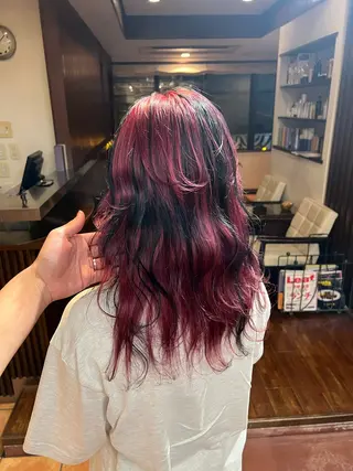 ロング カラー selene officialのヘアスタイル