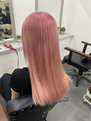 カラー Seleneコウキ ブリーチ/ハイトーンのヘアスタイル