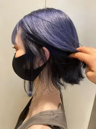 ショート カラー Beleza 渋谷所属・Kazusa/渋谷/ エクステ/ハイトーンのヘアスタイル