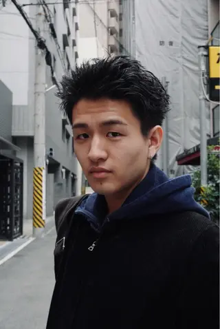 ショート メンズ 神戸／メンズカット ／メンズパーマのヘアスタイル