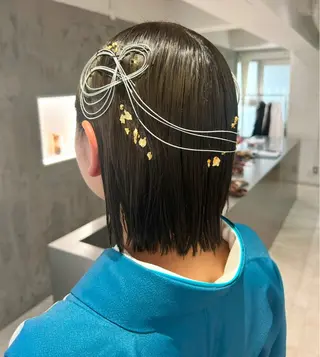 ヘアアレンジ 🦋Misaki🦋 メンズパーマ/着付けのヘアスタイル