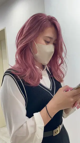 セミロング gisele所属・小山 一之のヘアスタイル