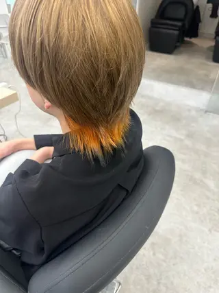 カラー メンズ KUWAO MOEのヘアスタイル