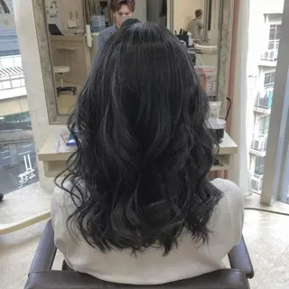 ミディアム カラー パーマ ヘアアレンジ メンズ キッズ ネイル マツエク・マツパ 角床直哉 カラーカットNO 1のヘアスタイル