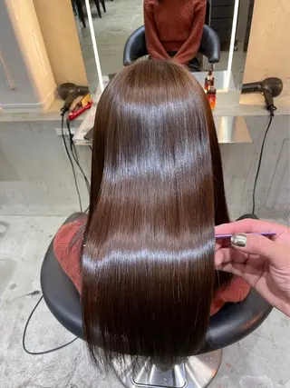 ロング 髪質改善 山口蒼太のヘアスタイル