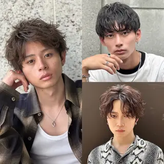 メンズ 🎖️似合わせメンズ パーマ🎖️カネキのヘアスタイル