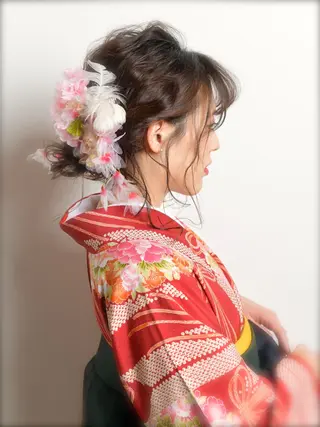 ヘアアレンジ 乳井 悠香のヘアスタイル