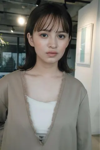 ミディアム カラー her所属・kaito /都立大学herのヘアスタイル