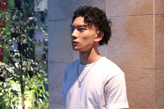 ショート カラー パーマ ヘアアレンジ メンズ キッズ 池田 海斗のヘアスタイル