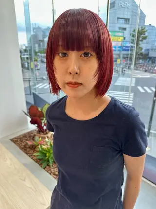 ショート カラー 中山 まどかのヘアスタイル