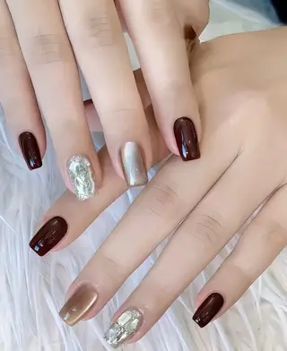 ネイル Aura  Nail 長さだし/パラジェルのネイルデザイン