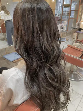ロング カラー パーマ ヘアアレンジ 増子 幹樹のヘアスタイル