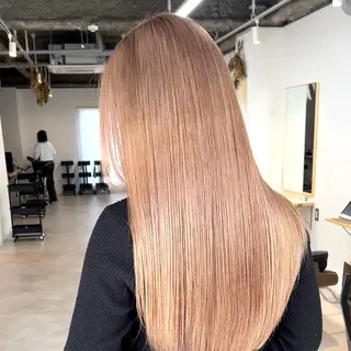 ロング カラー ボブ/韓国ボブ/ブリ ーチ/鈴木康平のヘアスタイル