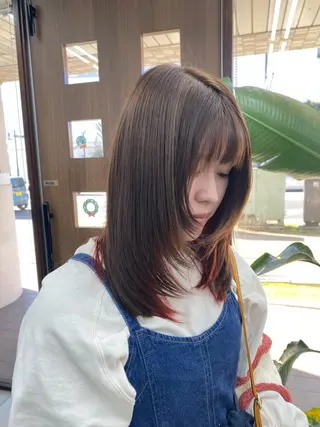 ミディアム 月野涼風 /レイヤーカットのヘアスタイル