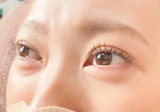 ミディアム カラー パーマ ヘアアレンジ メンズ キッズ ネイル マツエク・マツパ Attrait Eye所属・Attrait Eye☻*Sayaのマツエク・マツパデザイン