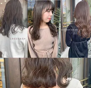 カラー glad hairのヘアスタイル