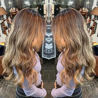 ロング カラー レイヤー/ボブ/ ミニボブ/AOIのヘアスタイル