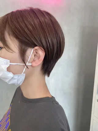 ショート カラー 🕶️佐藤 海李🐏のヘアスタイル