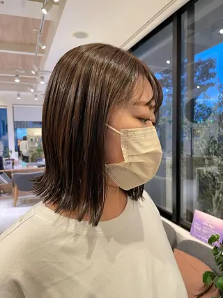 ミディアム カラー ヘアアレンジ 木村 架音のヘアスタイル