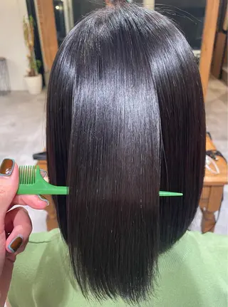 ミディアム 髪質改善/艶カラー 🤍mizueのヘアスタイル