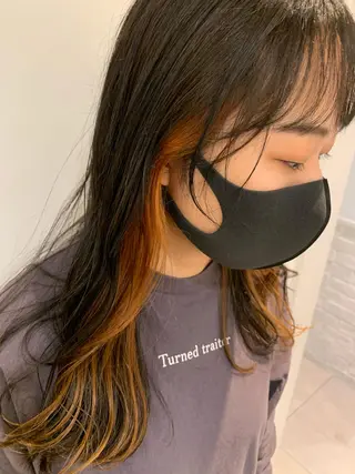 セミロング カラー 高橋友里亜 /フリーランスのヘアスタイル