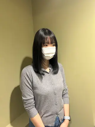 セミロング 🌷下野 莉果/ボブ /パーマ/メンズ🌷のヘアスタイル