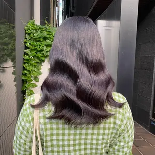 ロング カラー GO TODAY SHAiRE SALON原宿Stella店所属・山内 直英のヘアスタイル