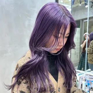 セミロング カラー The Path ARENのヘアスタイル