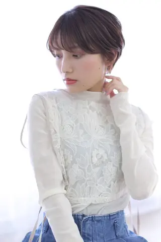 ショート 縮毛矯正🌱𓂃 野口晴菜のヘアスタイル