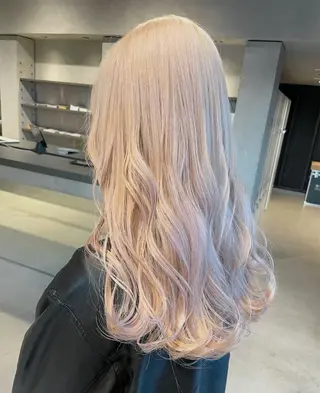 ロング カラー 🌷ハイトーン特化 美容師🌷のヘアスタイル