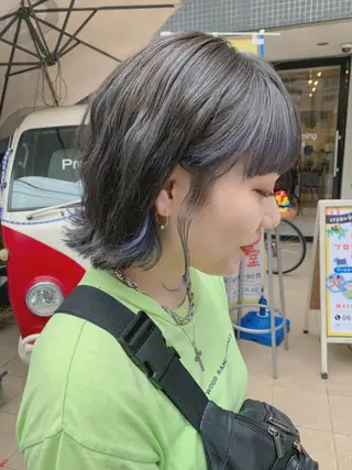 ミディアム カラー WEG所属・韓国レイヤー/艶髪 WATSUKIのヘアスタイル