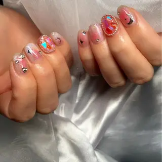 ショート ネイル 下妻市ﾈｲﾙｻﾛﾝ M_styleのネイルデザイン