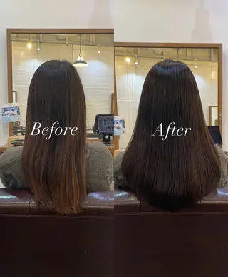 ロング カラー Little×Ray所属・Ayu🩶 カットモデル募集中のヘアスタイル