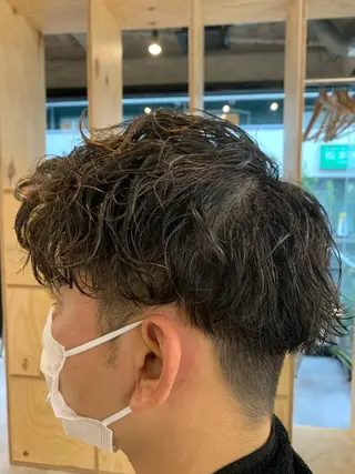 ショート カラー パーマ ヘアアレンジ メンズ ネイル マツエク・マツパ Sia中野新橋 『JUNYA』のヘアスタイル